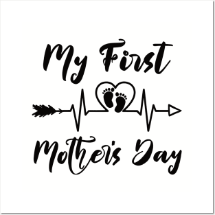 My First Mothers Day first mothers day Posters and Art